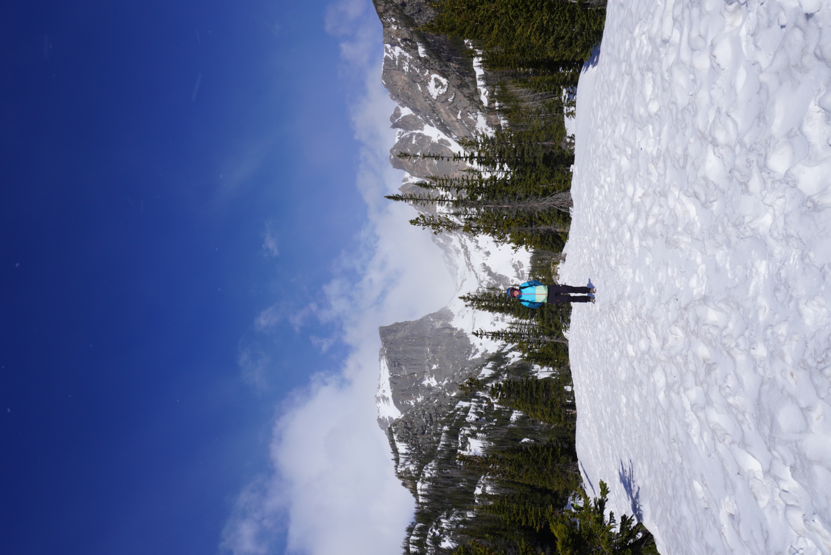 This was Dream Lake looking off to the mountains at Emerald Lake